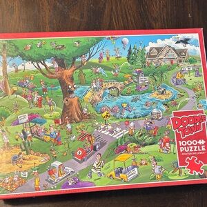 Cobble Hill Doodle Town 1000 Piece Puzzle, Par For the Course